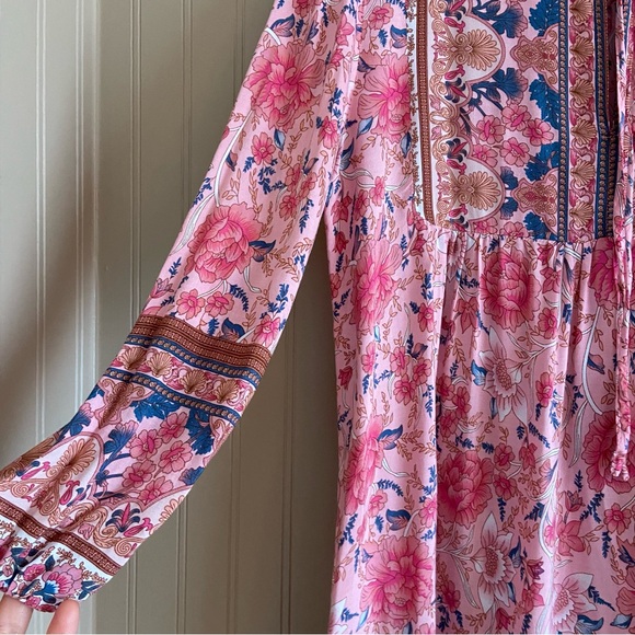 Noracora Boho Peasant Cottage Fairy Dress Women’s Size Medium - Picture 2 of 8